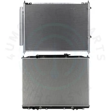 Radiator & AC Condenser Cooling Kit For 2006-2008 Honda Ridgeline RT RTS 3.5L