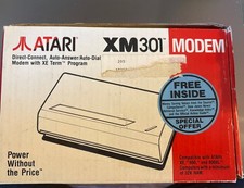 Atari XM301 Modem In Original Box Vintage Com...