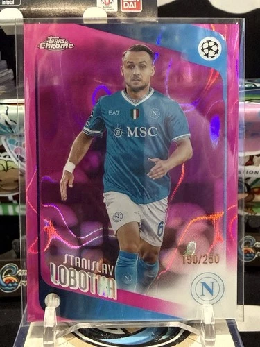 2025-26 Topps UEFA UCC Stanislav Lobotka /250 #11 Napoli Pink TZ