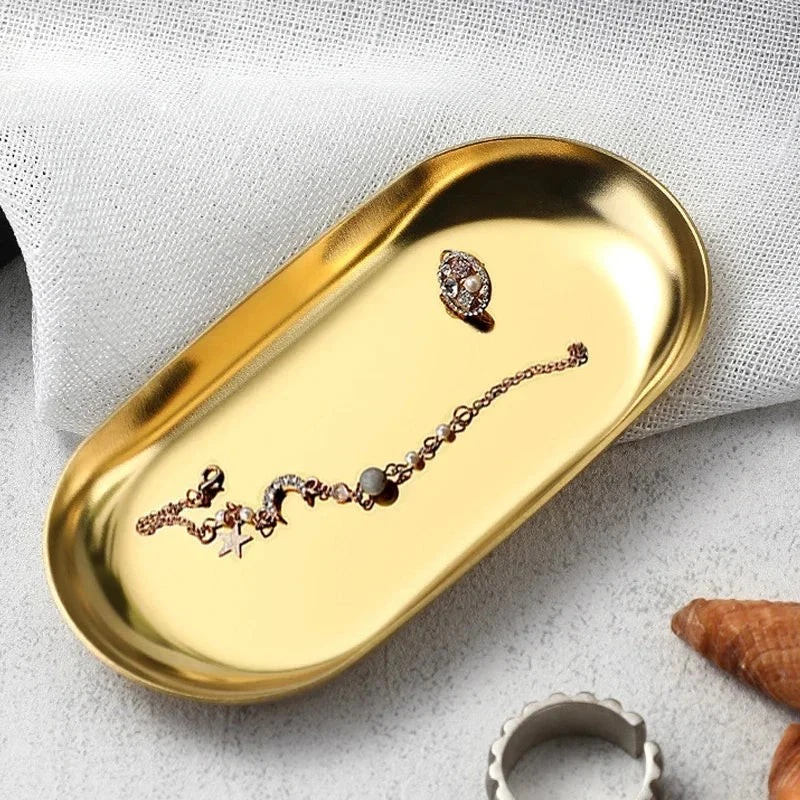 Edelstahl Kosmetik Ablage für Maniküre und Nail Art Werkzeuge - Bild 4 von 4