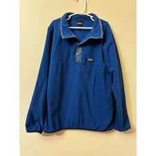 Patagonia Youth Large Blue Synchilla Snap-T Boy's Large Size 12
