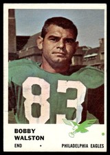1961 Fleer Bobby Walston Philadelphia Eagles #54