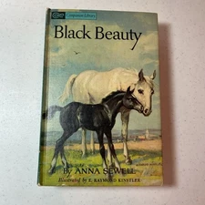 1963 Black Beauty & The Call of the Wild 2 in 1 Hardcover Companion Library Vtg