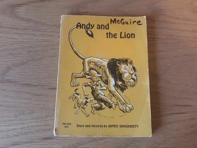 Andy and the Lion by James Daugherty - 1967 Paperback Scholastic TW844