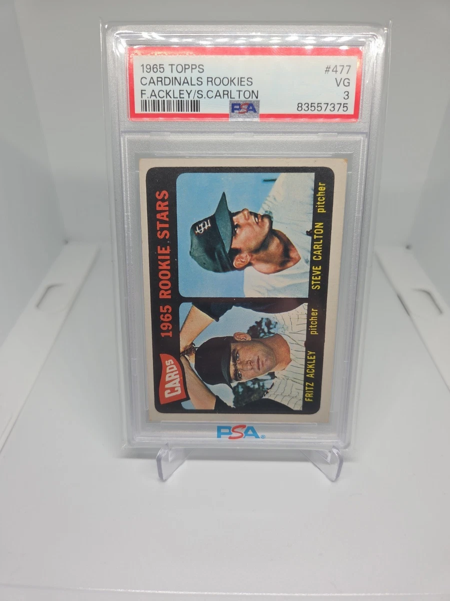 1965 Topps - Fritz Ackley Steve Carlton #477 for sale | eBay