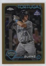 2024 Topps Pro Debut Chrome Gold Refractor 14/50 Connor Burns #PDC-49 ic3