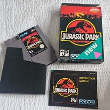 Jurassic Park - Nintendo Entertainment NES  Video Game Boxed with manual