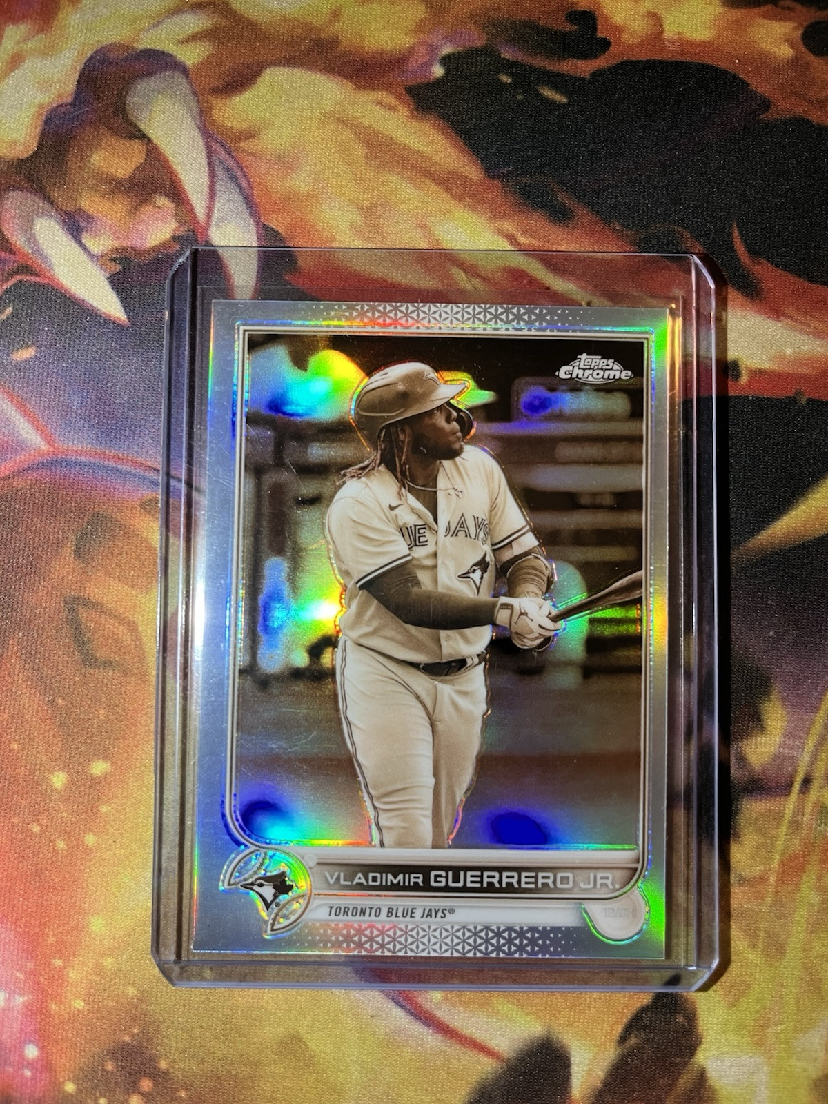 2022 Topps Chrome Sepia Refractor Vladimir Guerrero Jr #81 Toronto Blue Jays MLB Card