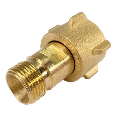Adapter Propanflasche 21,8 L auf 3/8'' L AG Propangasflasche Stutzen Gasflasche