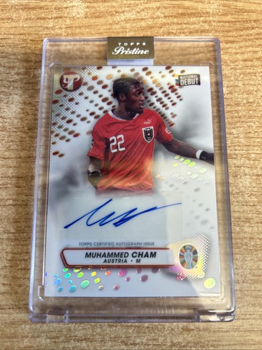 2023 Topps Pristine Road to Uefa Euro 2024 - Autographs Muhammed Cham #Pa-Mc