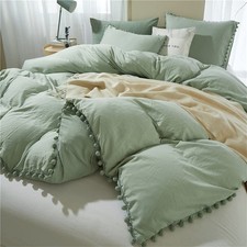 Kid's Duvet Cover Twin Size,100 Washed Microfiber 2pcs Bedding Duvet Cover S...