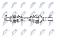 Antriebswelle NTY NPW-BM-220 FüR BMW 4Er F32 F82 2Er F22 F87 3Er F30 F80 F33 F83