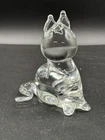 Vintage V Nason Murano Glass Cat Figurine Hand Blown Italian Art Glass