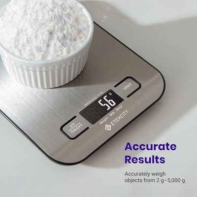 Etekcity Food Kitchen Scale, Digital Grams and Ounces for Weight Loss, Baking, C