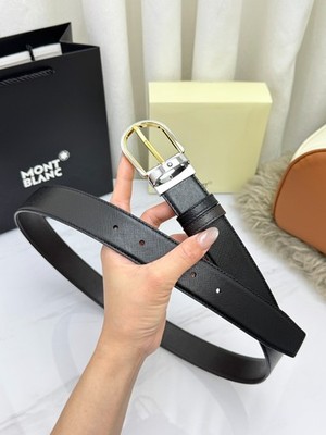 Montblanc Horseshoe Pin Buckle Classic Belt