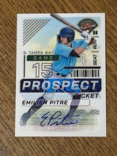 Emilien Pitre 2024 Panini Prospect Edition Ticket Holo Auto Autograph #73
