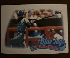 1989 Topps - Team Leaders Kelly Gruber #201