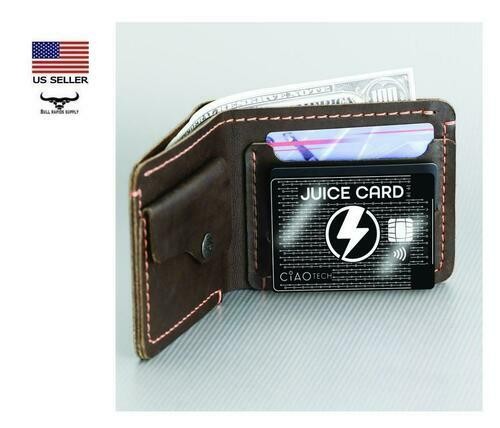 CiAO TECH Juice Card Ultra-Thin Credit Card Power Bank 2,300 mAh Fits in Wallet