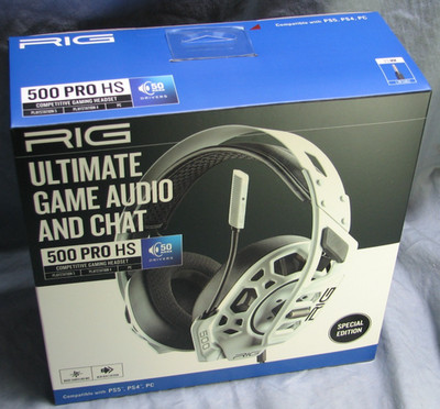 RIG 500 PRO HS G2 Gaming Headset PS5 PS4 PC 50mm Drivers White Sealed