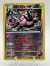 TEAM MAGMA'S ZANGOOSE 2015 POKEMON DOUBLE CRISIS #22/34 REVERSE HOLO on eBay