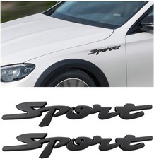 Metal Car Sport Letter Emblem Sticker