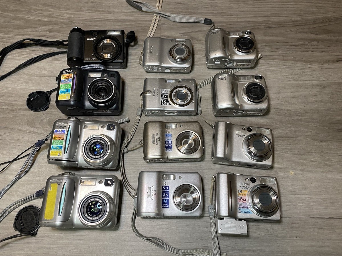 Nikon Digital Camera Lot of 12 Cameras PARTS ONLY Nikon | eBay