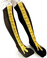 Raylarnia Funny Crazy Chicken Leg Feet Socks for Men and Women- Novelty High...