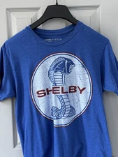 Shelby Cobra, Licensed Blue T-Shirt Size Medium