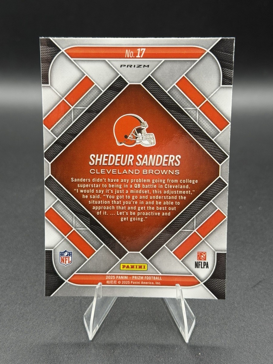 2025 Panini Prizm Football - Emergent Shedeur Sanders (RC) #17