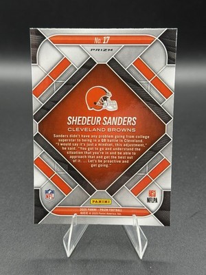 2025 Panini Prizm Football - Emergent Shedeur Sanders (RC) #17