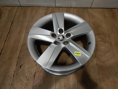 1x Alufelge Skoda Fabia III NJ Rapid NH 7Jx16 Zoll ET46 6V0601025B Original