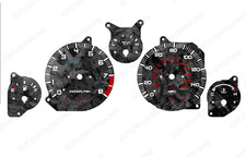 Mazda MX5 Mk2 Forged Carbon Dial Cards 8 Colours Gauges