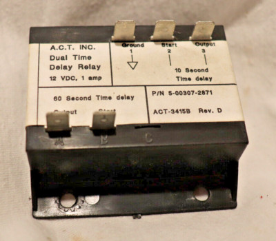 307-2871 Cummins Onan Timer Relay Sentinel Control Panel ACT-3415B Dual Time Del