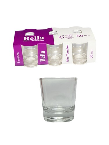 Zam Zam Gläser 6er Pack Shooter Bella Glas Slammer 50ml Mini Becher - Bild 1 von 6