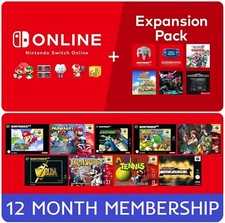 Nintendo Switch Online + Expansion Pack   12 ...