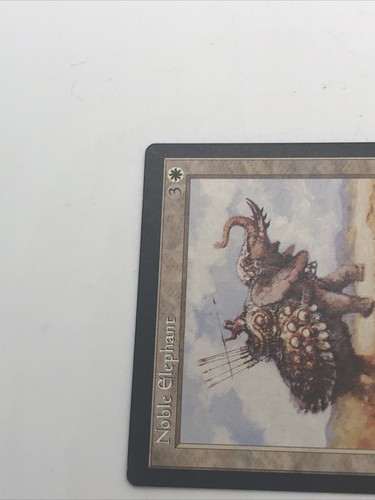 Magic The Gathering Noble Elephant Mirage Common Creature Vintage - Picture 3 of 9