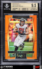 POP 1: Austin Hooper RC BGS 9.5: 2016 Select Orange Prizm Rookie Card Gisto /49
