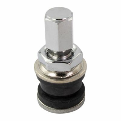 BIKE IT 10Mm Verchromtes Metall Reifenventil