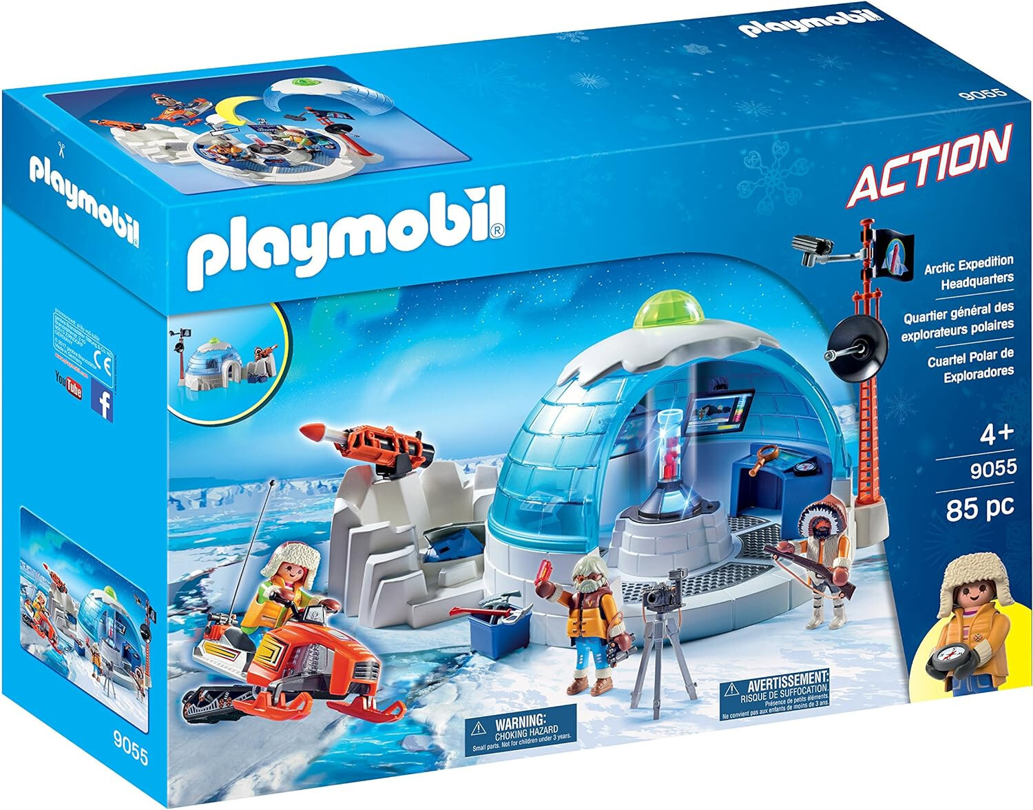 Original PLAYMOBIL® Action 9055 - Base Polar