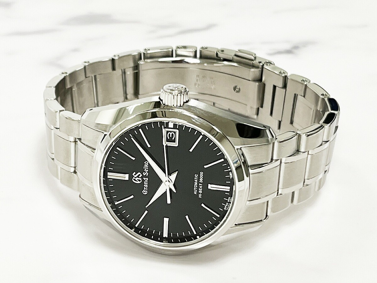 ○Seiko Grand High Beat 36000 Sbgh205 9S85-00A0 Black Dial