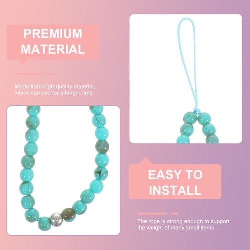 2 Pcs Mobile Phone Chain Jewelry Cell Hanging Straps Accessories for Girls - Zdjęcie 6 z 12
