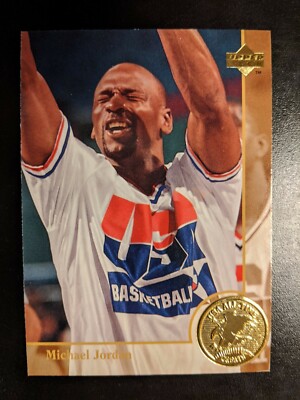 USA 1994 UPPER DECK MICHAEL JORDAN USA ALL-TIME GREATS ' GOLD
