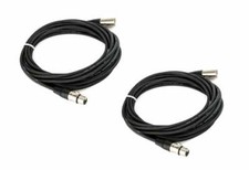 Cable Up MIC-20-TWO-K MIC-20 Bundle 2 Pack of MIC-20 XLR Microphone Cables