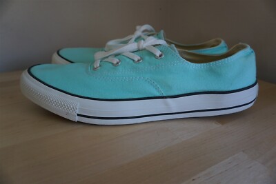 Converse All Star Men's Deck Boat Shoes Canvas Light Blue Size 13