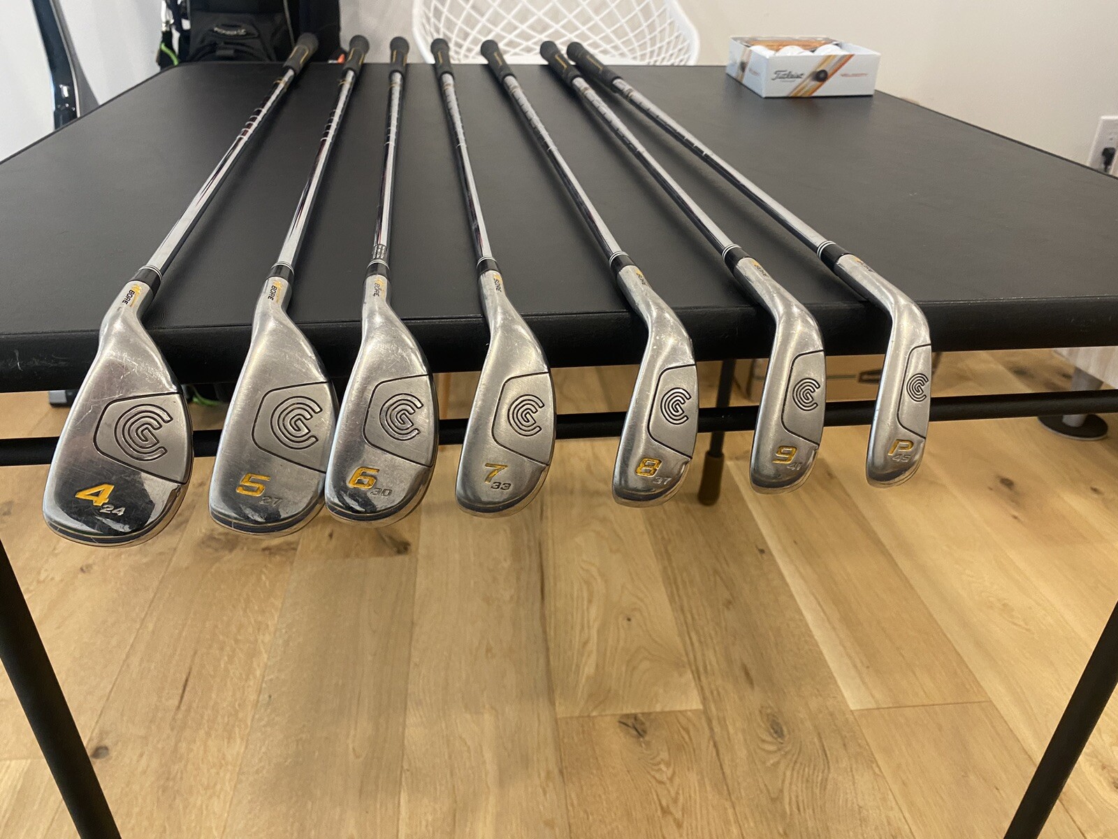 Original Cleveland Hibore Iron Set R/H Regular Steel Xtra Nice eBay