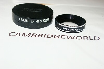 Eumig PM Aspheric NEW 33mm SCREW in Wide Angle Auxiliary Lens