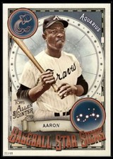 Hank Aaron 2019 Allen and Ginter Baseball Star Signs 5x7 #BSS-2 21/49 Braves
