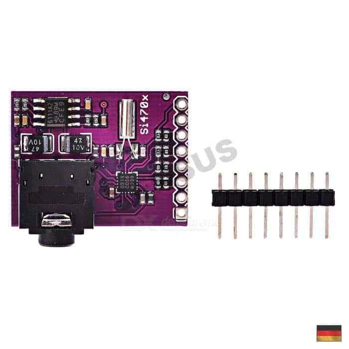 Si4703 Radio FM Tuner Breakout Evaluation RDS RBDS Board Modul Arduino Raspbe... - Bild 3 von 4