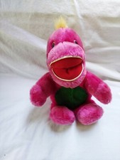 Vintage Dinosaur Plush. Pink, By Well Made