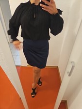 Damen Elegant Bluse  Langarm Top Für Büro Business Oberteile 